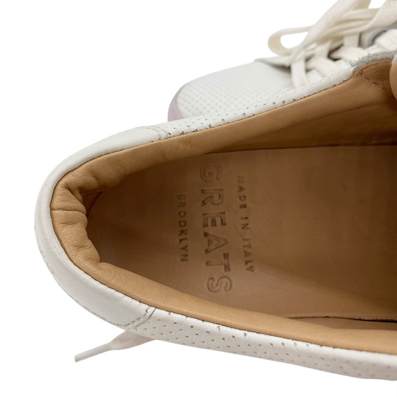 Greats Brooklyn Women’s The Royal Perforated Leather Sneakers - Picture 11 of 13